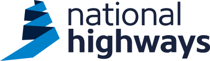 Logo of National Highways.